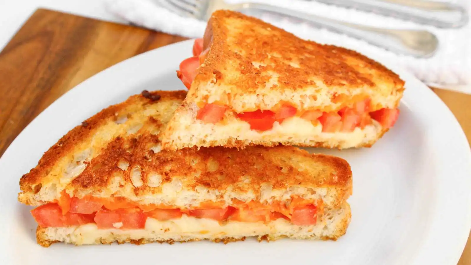 Cheddar, mozzarella and fresh tomato sandwich at White Star Diner, downtown Winnipeg