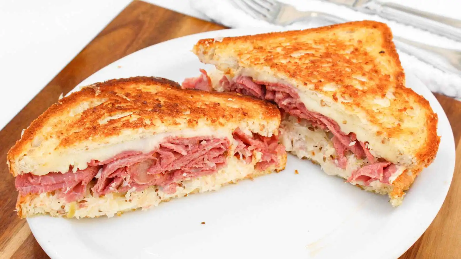 Reuben sandwich at White Star Diner, downtown Winnipeg